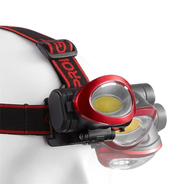 Red & Black - Dekton - Dekton COB LED Adjustable Head Torch