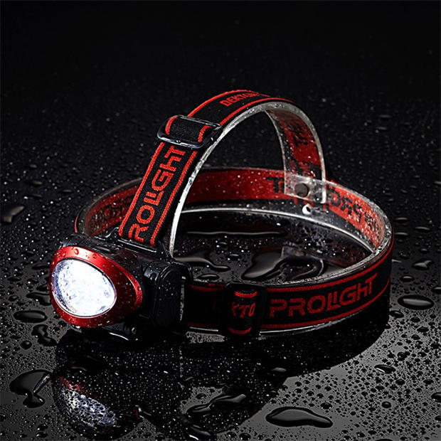 Red & Black - Dekton - Dekton COB LED Adjustable Head Torch