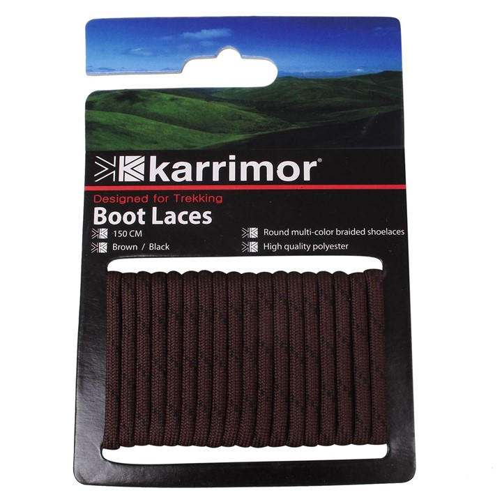 Karrimor Unisex Brown/Black Shoe Laces - Boot 150Cm - Image 3