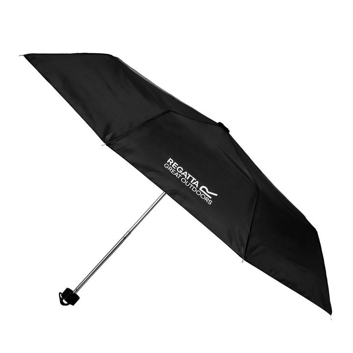 Regatta  Black Umbrella in Size Single, Sports Direct