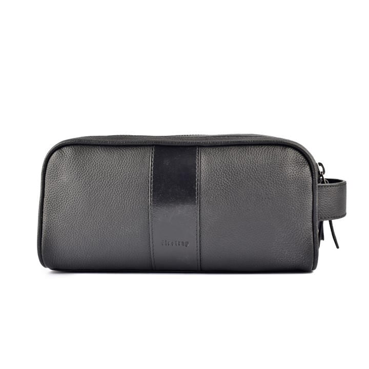 Firetrap Men's Black Wash Bag, Sports Direct