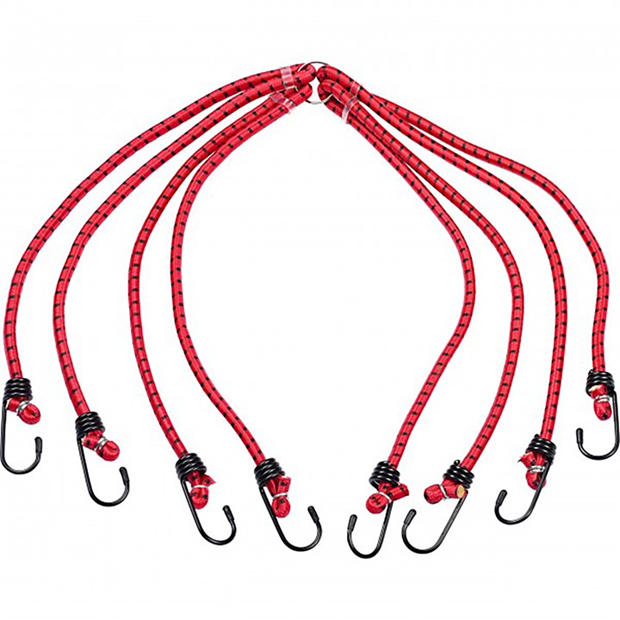 Red - Dekton - Dekton 6 Arm Spider Bungee Cord