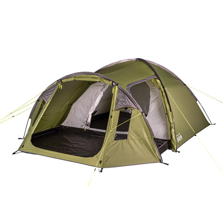Gelert  Green Ottawa 3-Person Water Resistant Adventure Tent, Sports Direct