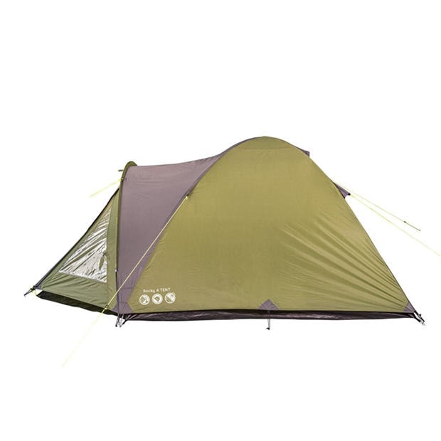 Green - Gelert - Rocky 4 Person Dome Tent