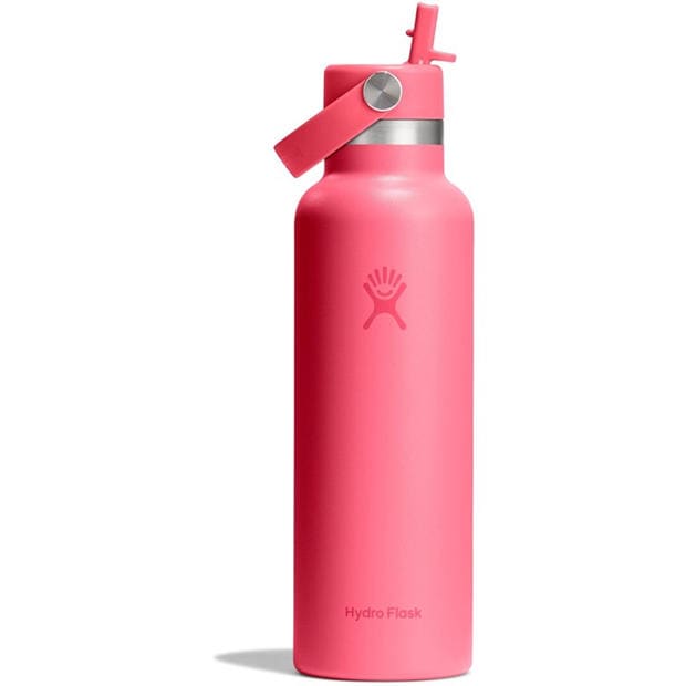 Popster Pink - Hydro Flask - Standard Mouth Water Bottle 621 ml (21 oz) with Flex Straw Cap