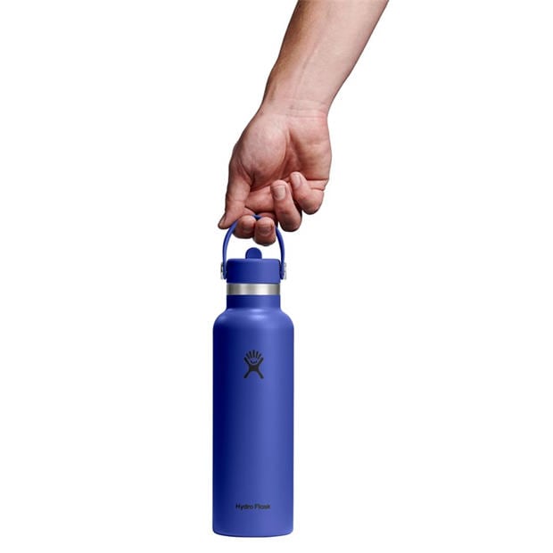 Capri Blue - Hydro Flask - Standard Mouth Water Bottle 621 ml (21 oz) with Flex Straw Cap