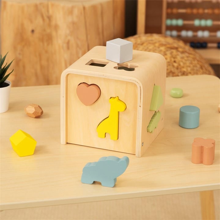 Tooky Toy  Kids  Wooden Shape Sorter, Sports Direct