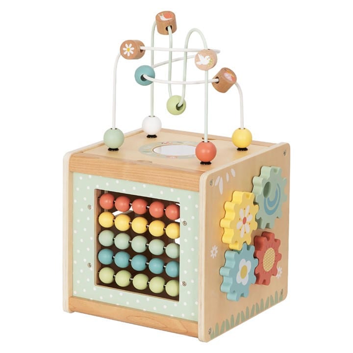 Tooky Toy  Kids  Wooden Baby Activity Cube, Sports Direct