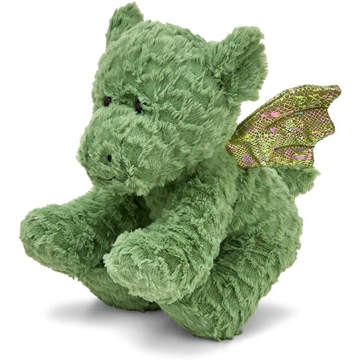 Toylife  Kids Green Dusty The Dragon Plush, Sports Direct