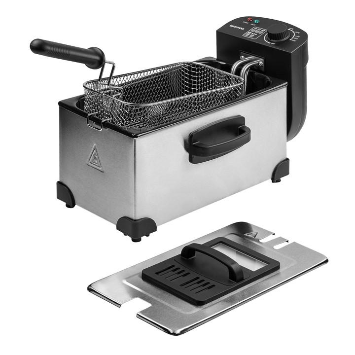 Daewoo Electricals  Silver Daewoo 3L Deep Fat Fryer, Sports Direct