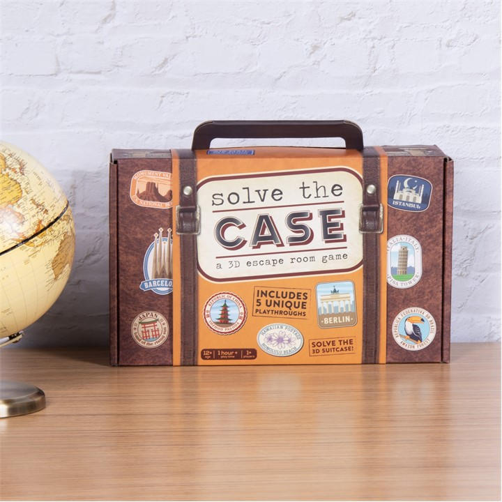 Fizz Creations Solve the Case Escape Room Game - Brown - Portable Suitcase - 3D Puzzles - Image 3