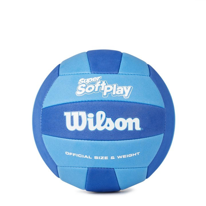 Wilson  Blue Soft Play Volleyball, Sports Direct