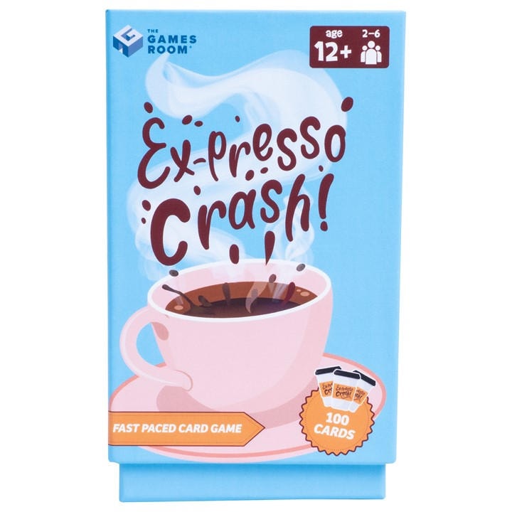Fizz Creations   Ex-Presso Crash Coffee-Themed Card Game 2-6 Players Age 12+ Novelty Gift, Sports Direct