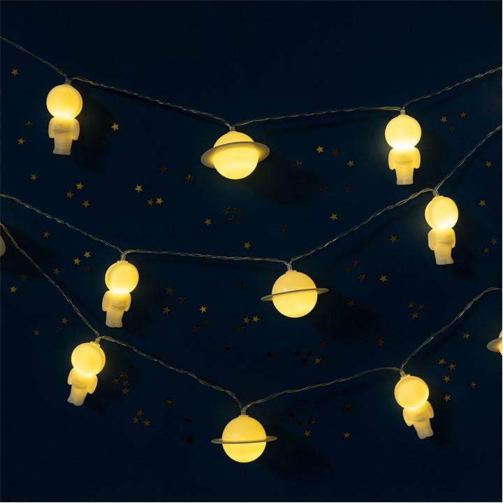 Fizz Creations   Glow In The Dark Astronaut Led String Lights Novelty Gift, Sports Direct
