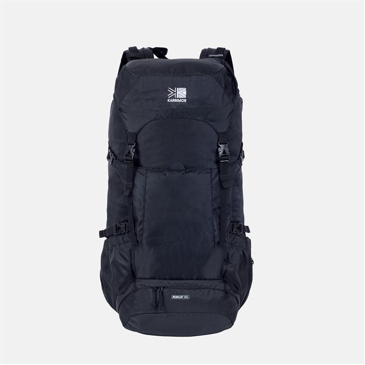 Karrimor  Black Bobcat 65L Rucksack, Sports Direct