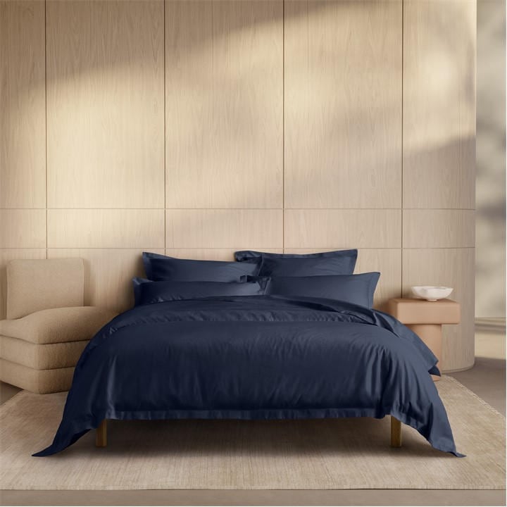 Sheridan  Blue 1000Tc Cotton Sateen Duvet Cover in Size King, Sports Direct