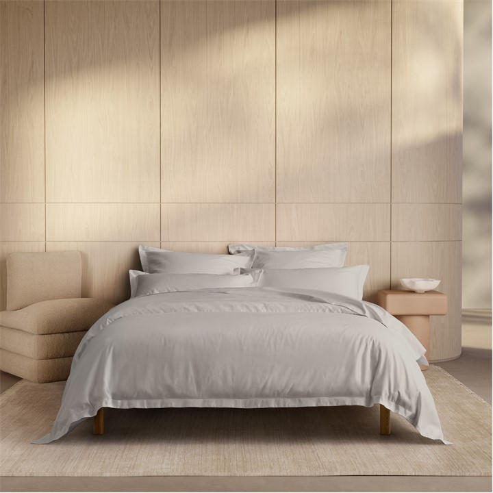 Sheridan  Grey 1000Tc Cotton Sateen Duvet Cover in Size King, Sports Direct