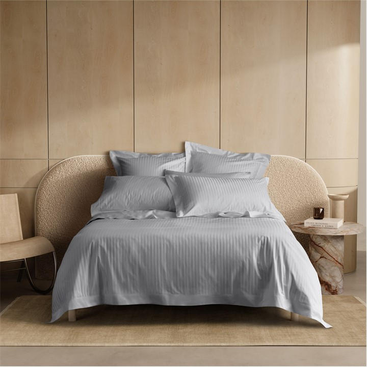 Sheridan  Grey Millennia 1200Tc Duvet Cover in Size Double, Sports Direct