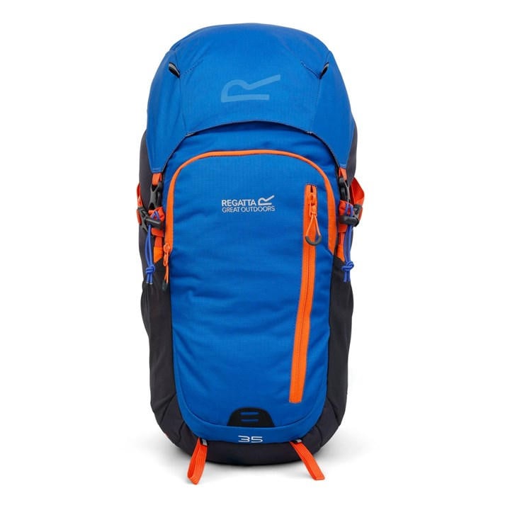 Regatta  Blue Highton V2 35L Padded Backpack in Size Single, Sports Direct