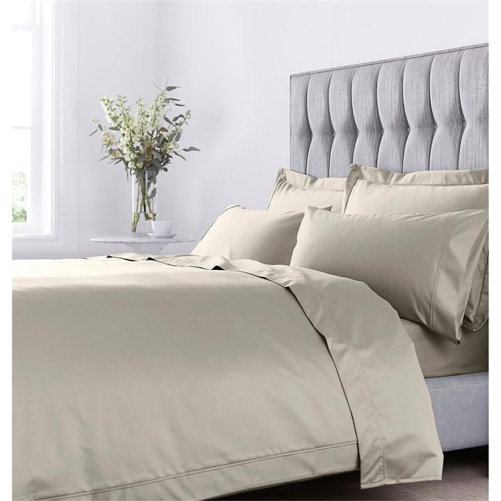 Hotel Collection  Beige 1000Tc Egyptian Cotton Duvet Cover in Size King, Sports Direct