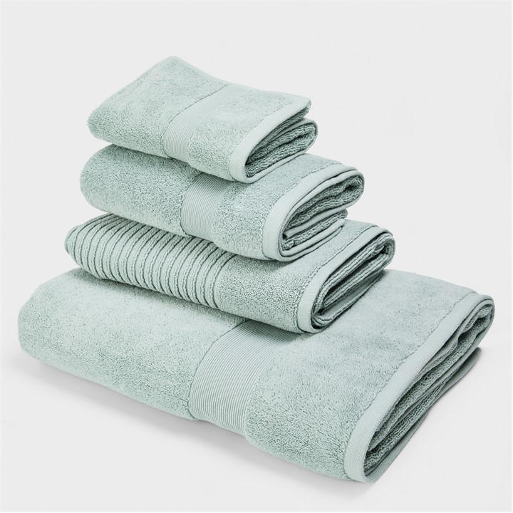 Hotel Collection  Blue Velvet Touch Bath Towel, Sports Direct