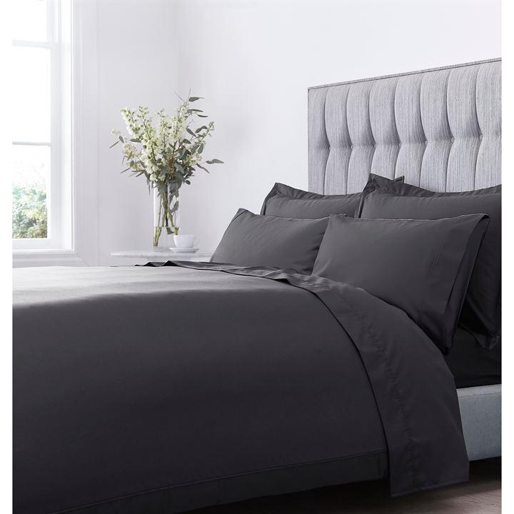 Hotel Collection  Grey 1000Tc Egyptian Cotton Oxford Pillowcase, Sports Direct
