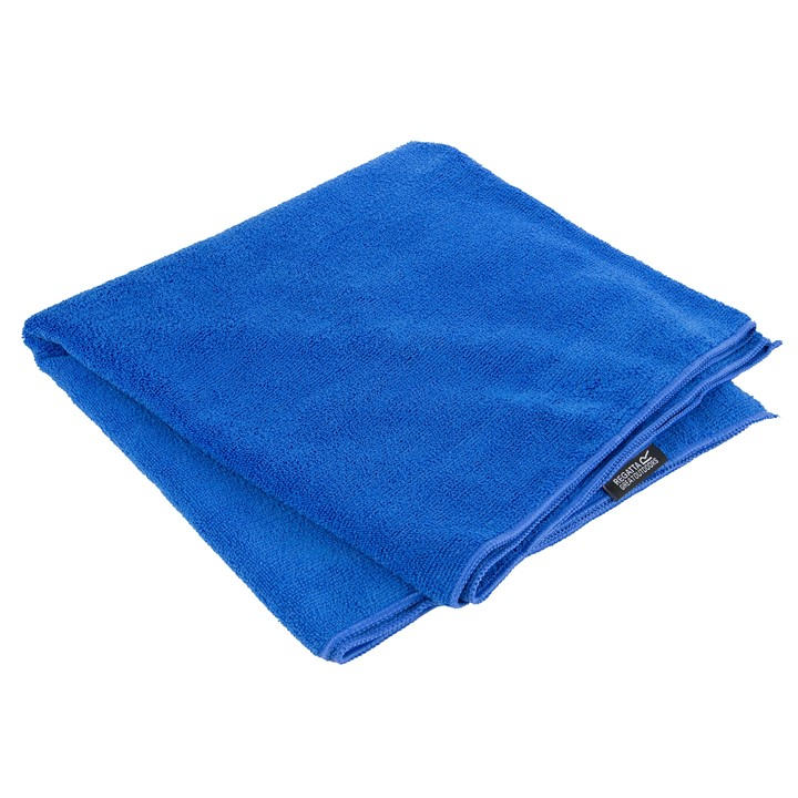Regatta  Blue Compact Extra Large Travel Towel in Size Single, Sports Direct