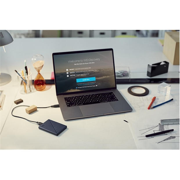 Black - Western Digital - 2TB My Passport for Mac