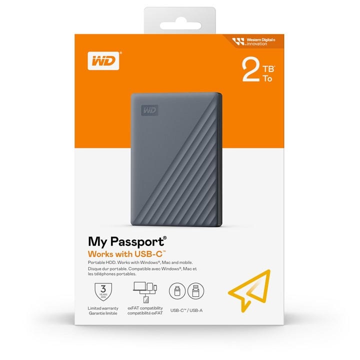 Western Digital  Black Wd 2Tb Elements Portable External Hard Drive, Sports Direct
