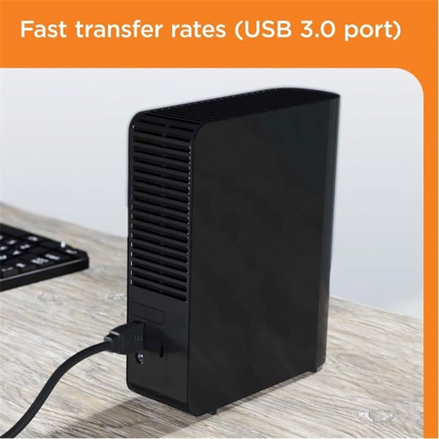 Black - Western Digital - WD 6TB Portable External Hard Drive