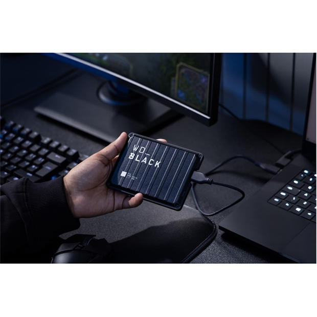 Black - Western Digital - WD 4TB Portable Gaming Hard Drive - Includes 1 month Xbox Pass Ultimate