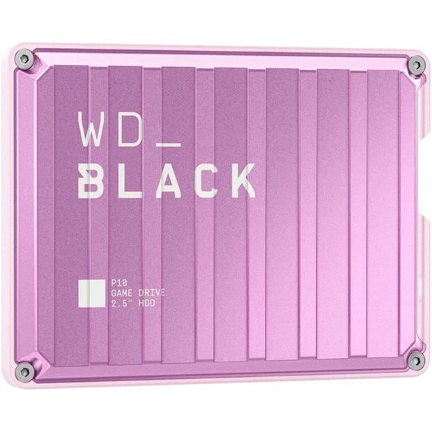 Pink - Western Digital - WD_BLACK P10 4TB (Pink) Game Drive Portable External Hard Drive