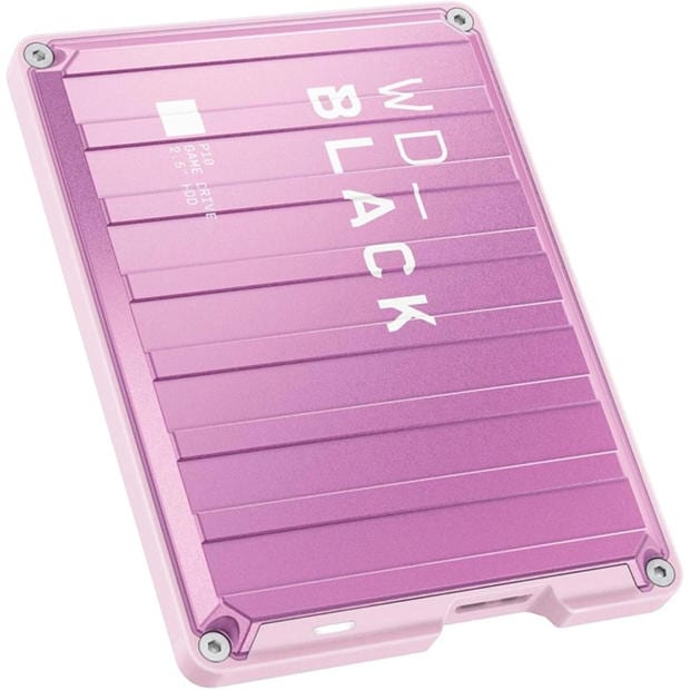 Pink - Western Digital - WD_BLACK P10 4TB (Pink) Game Drive Portable External Hard Drive