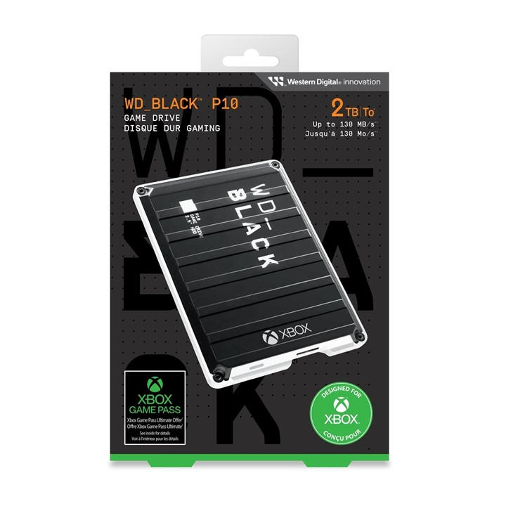 Western Digital Black Wd_ P10 - 2Tb External Portable Hdd Gaming Drive, Sports Direct