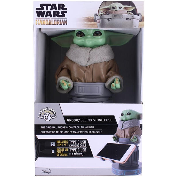 Grogu Mando App - Cable Guys - Cable Guys Phone and Device Stand - Star Wars The Mandalorian Grogu