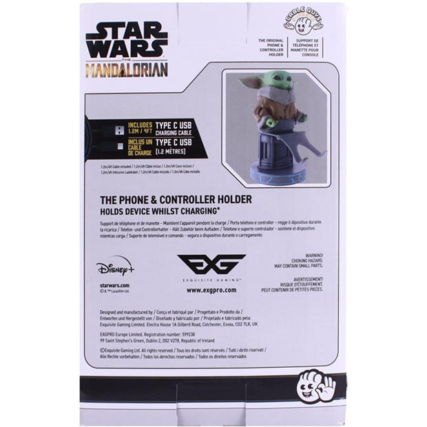 Grogu Mando App - Cable Guys - Cable Guys Phone and Device Stand - Star Wars The Mandalorian Grogu