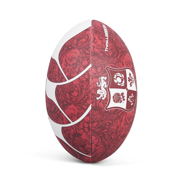 Canterbury  Red British And Irish Lions 2024 Supporters Rugby Ball, Sports Direct