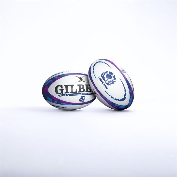 Scotland    Replica Rugby Ball, Football by Gilbert in Size Size 5, Sports Direct