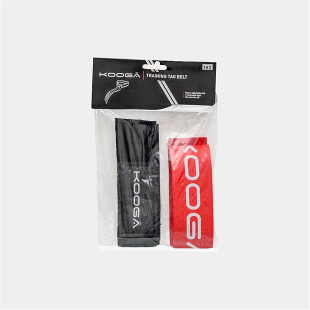 Black/Red - KooGa - Tag Rugby Belt