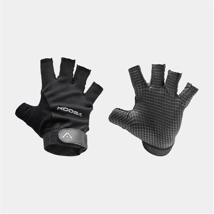Kooga Men' Black Rugby Gloves in Size S, Sports Direct