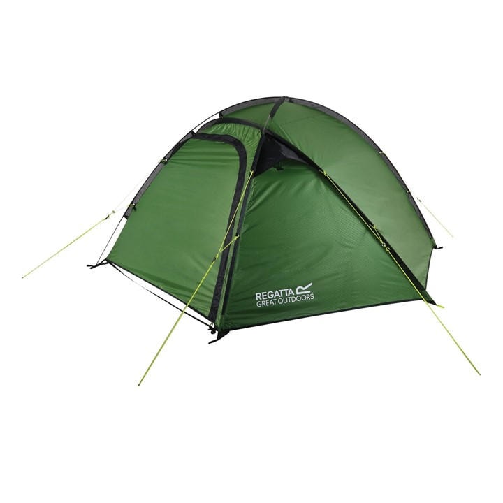 Regatta  Green Montegra Geo 3 Person Backpacking Dome Tent in Size Single, Sports Direct