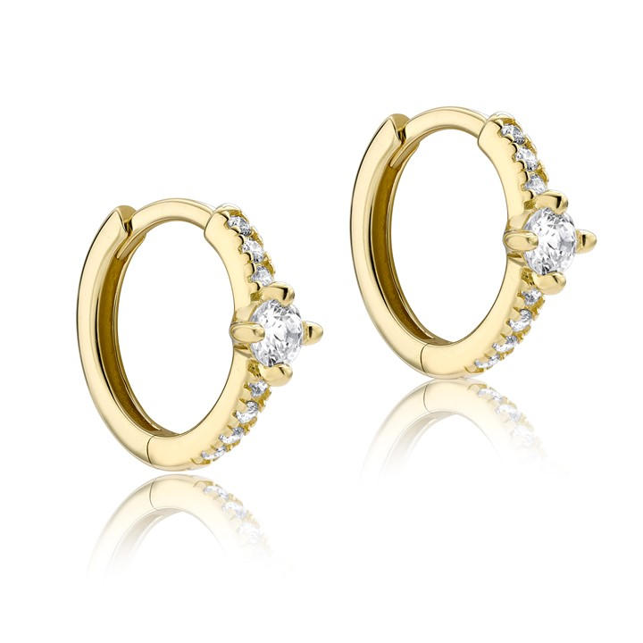 Hoops  Women's  9Ct Cz Mini , Football by Be You, Sports Direct