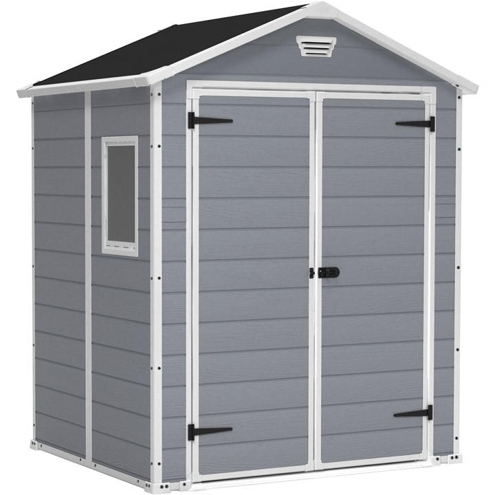 Keter   Manor Grey Shed 6X5ft, Sports Direct
