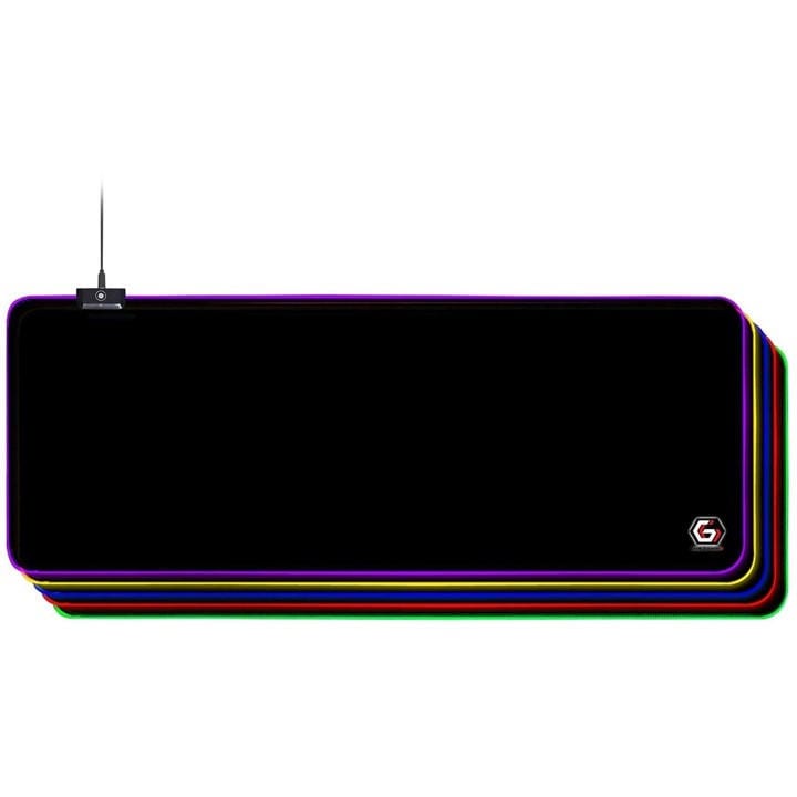 Gmb  White Large Gaming Mouse Desk Pad With Rgb Lighting, Sports Direct