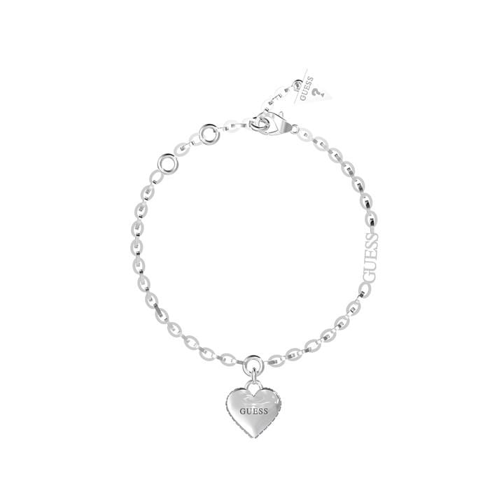 Guess Women's Silver Gesjwl Falling In Lo, Sports Direct