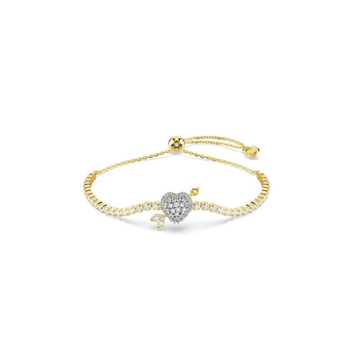 Swarovski Women's Gold Idylliabct Chain Bracelet, Sports Direct