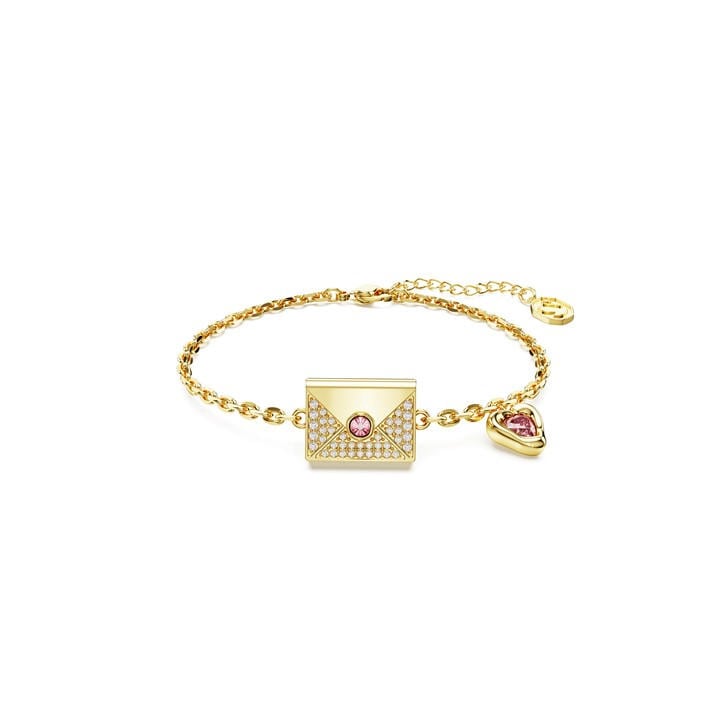 Swarovski Women's Gold Crystal Chain Bracelets, Sports Direct