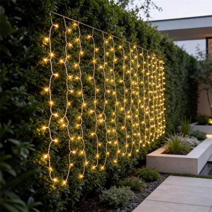 Streetwize  White 192 Led Solar Powered Warm Led Curtain Light, Sports Direct