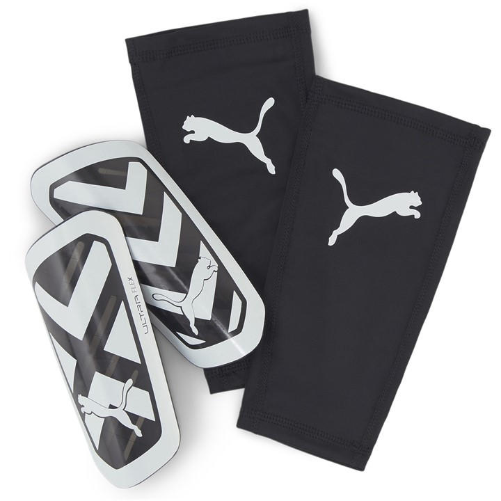 Puma Men' Black Ultra Flex Shin Guards  in Size S, Sports Direct