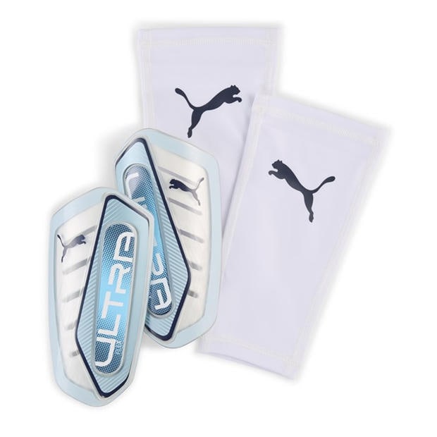 Blue/Silver - Puma - Ultra Flex Shin Guards Adults